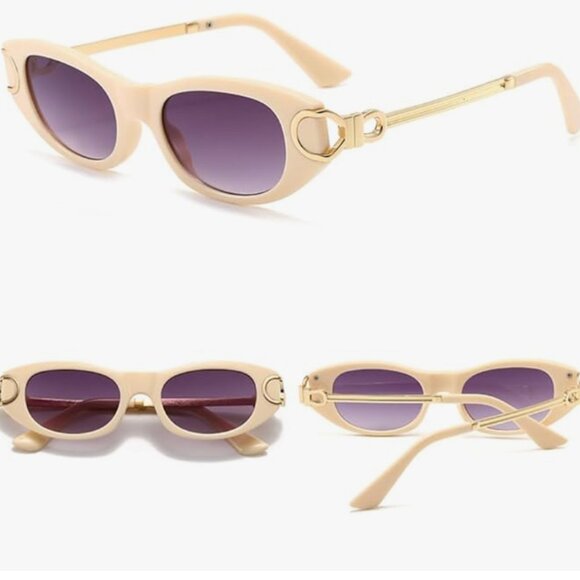 🏅5 star rated🏅 Retro Oval Sunglasses - Picture 5 of 7